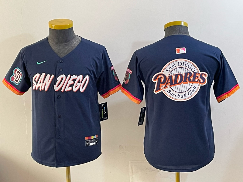 youth San Diego Padres blank Nike blue MLB Jersey 0519002